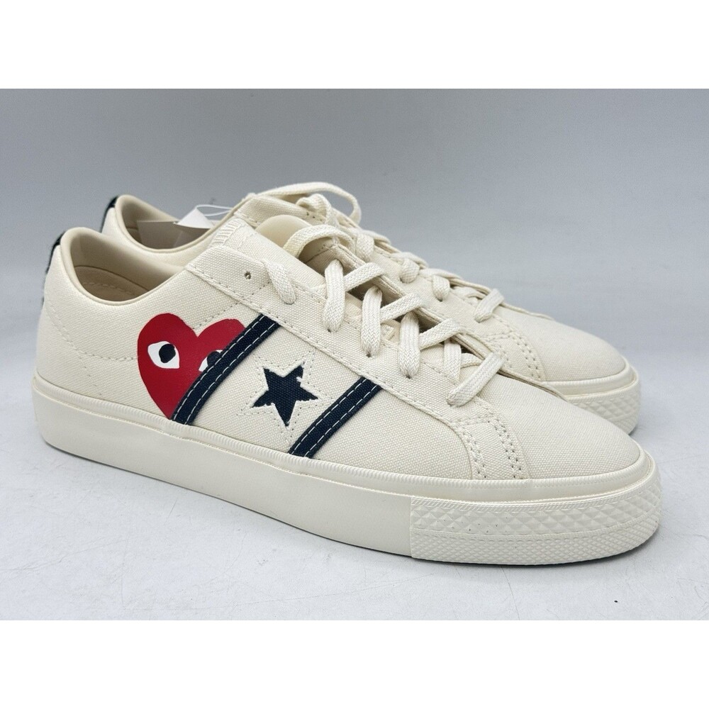 Comme des Garçons x Converse One Star Academy Milk Black Men’s Size 5 Women 6.5